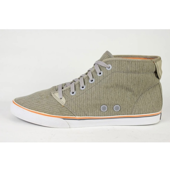 Gravis IV Slymz Mid High Rise Mens Size US 12 Soft Canvas Skating High Top Shoes - Picture 5 of 12
